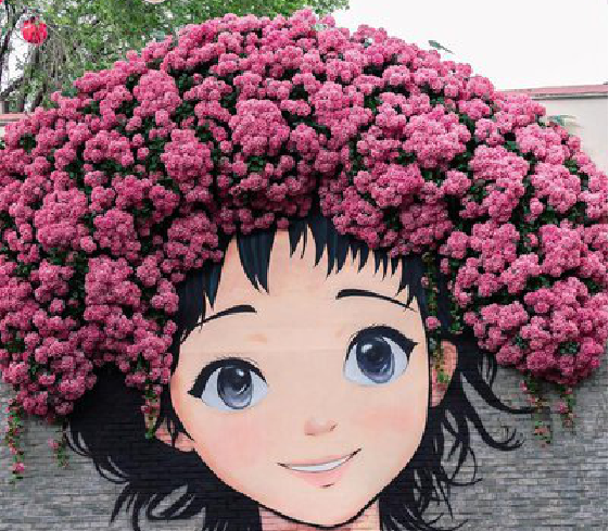 舞钢墙体彩绘-网红墙打卡