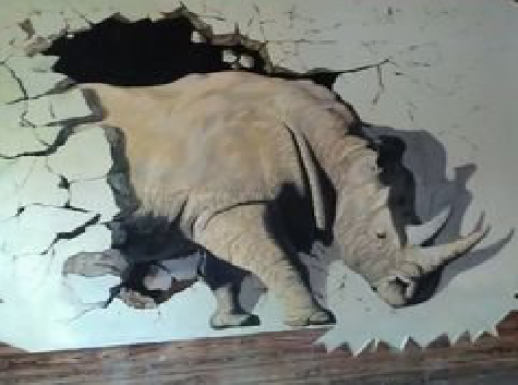 舞钢在墙绘中，如何绘制3D效果？