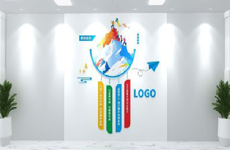 舞钢公司企业形象墙的工艺材料有哪些？