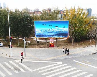 舞钢户外大屏广告投放要点。